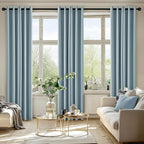 MIULEE Blackout Curtains for Bedroom 2 Panels 40 x 72 Inch Long Slate Blue | - Image 6