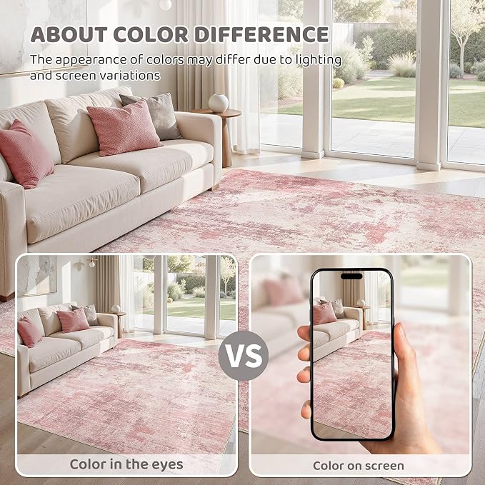 UERMEI 5x7 Area Rug Living Room Rugs - Image 8