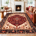 SERISSA 6x9 Washable Non Slip Boho Area Rug by SERISSAHomeDecorCollection