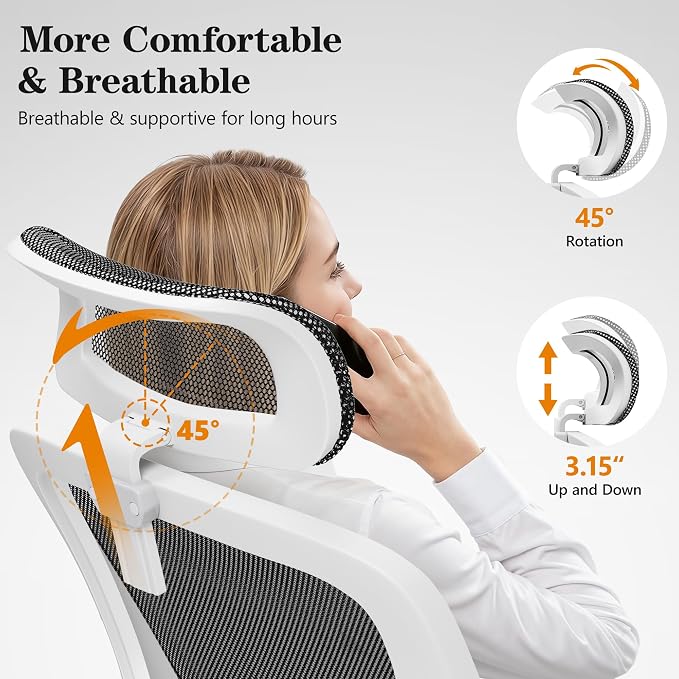 Ergonomic Office Chair, High Back Desk Chair - Image 7