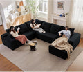 Cloud Sectional Couch with L-Shape Chaise, Modern Modular Comfy Sofa with Deep by Lakifun