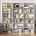 Shintenchi Bookshelf, 6-Tier Open Bookcase and Bookshelves, 6 Shelf Display - Image 5