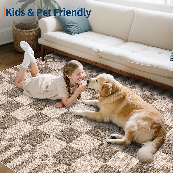 GarveeHome 2.5x8 Checkered Kitchen Runner Rug - Image 8