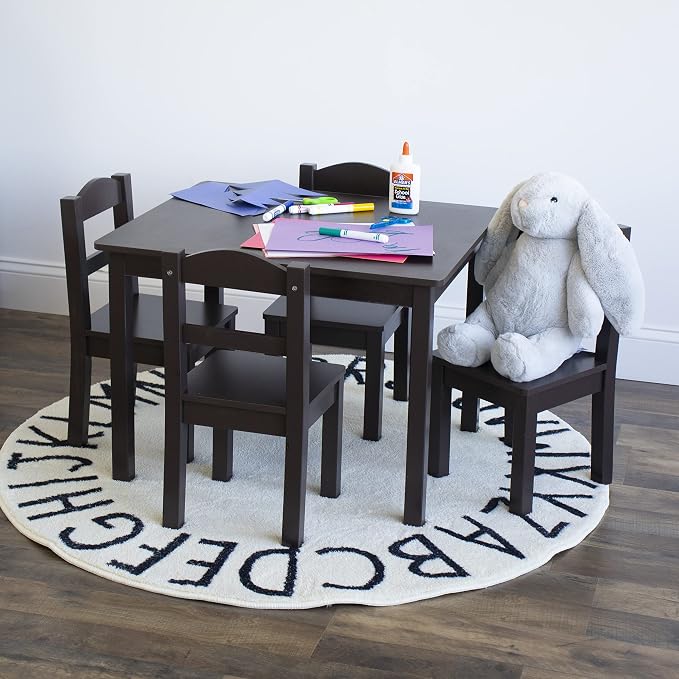 Humble Crew Kids Table and Chair Set, Toddler Activity Table - Image 2