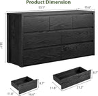GarveeHome 7 Drawer Dresser for Bedroom, Wide Modern Chest of Drawers, Large - Image 2