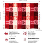 Bohemian Chenille Jacquard Tassel Throws - Image 7