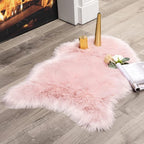 MIULEE Fluffy Area Rug 2x3 ft Faux Fur Sheepskin Rug by MIULEE