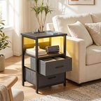 Fixwal Nightstand Set of 2 Night Stand - Image 7
