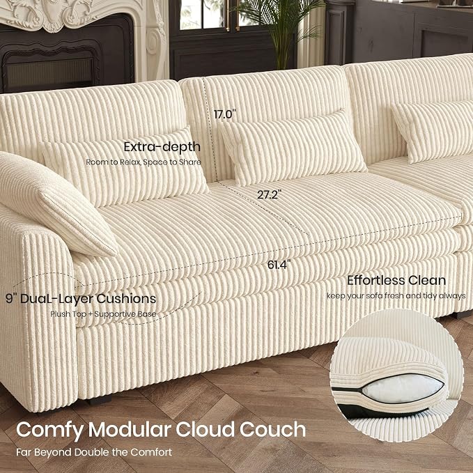 Belffin Large Modular Sectional Sofa - Image 6