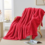BEDELITE Ribbed Twin Blanket for Couch & Bed, Warm Yet Lightweight, Ribbed - Image 2