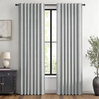MIULEE 100% Blackout Linen Curtains by MIULEE