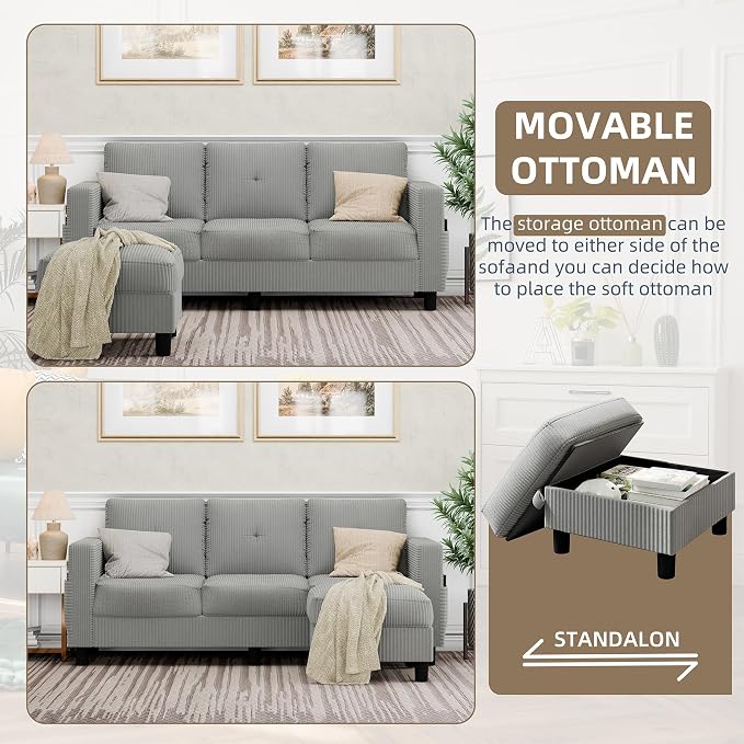 Convertible Sectional Sofa - Image 6