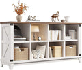 EnHomee 8-Cube Storage Organizer, Farmhouse Bookshelf, Display Shelf by EnHomee