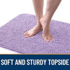 OLANLY Dog Door Mat for Muddy Paws 44x24, Super Absorbent Chenille Mud Mat | - Image 4