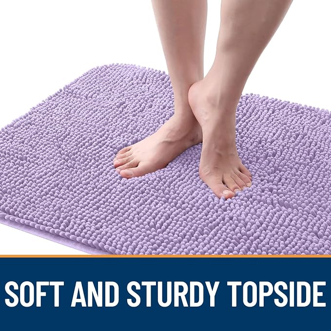 OLANLY Dog Door Mat for Muddy Paws 44x24, Super Absorbent Chenille Mud Mat | - Image 4