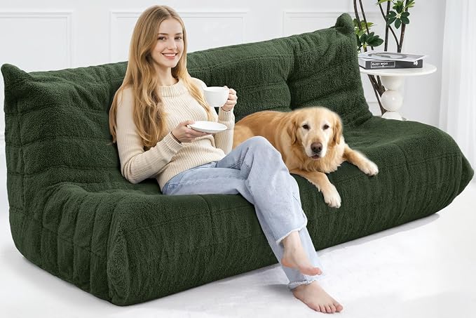 Bean Bag 3-Seater Chair Big Sofa Beanbag Chair - Image 3