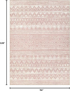 cotiled Boho 8x10 Area Rugs for Living Room: Large Moroccan Washable Rug | - Image 2