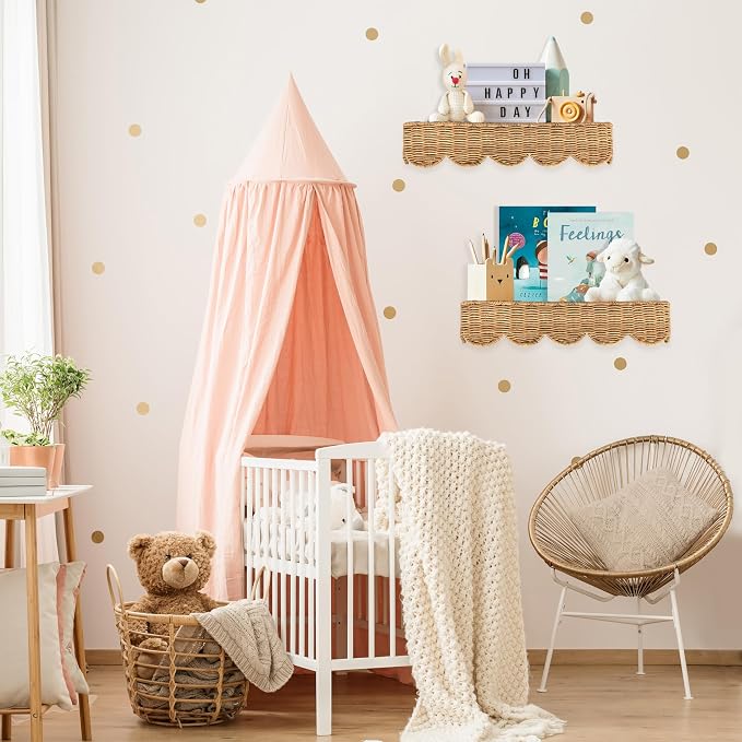 Nursery Book Shelves Set of 2 - Image 7
