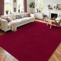 4x6 Area Rugs for Living Room Non Slip Dorm Bedroom Rug, Wine Red | Modern Area by AROGANAREARUG