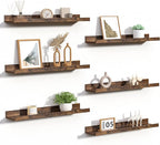 upsimples Floating Shelves for Wall, 23.6 Inch Shelves for Decor Storage Set of by upsimples