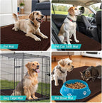 OLANLY Dog Door Mat for Muddy Paws 54x32, Super Absorbent Chenille Mud Mat | - Image 7
