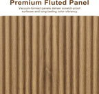 3-Piece Fluted Living Room Set Includes 2 Fluted Night Stand - Image 9
