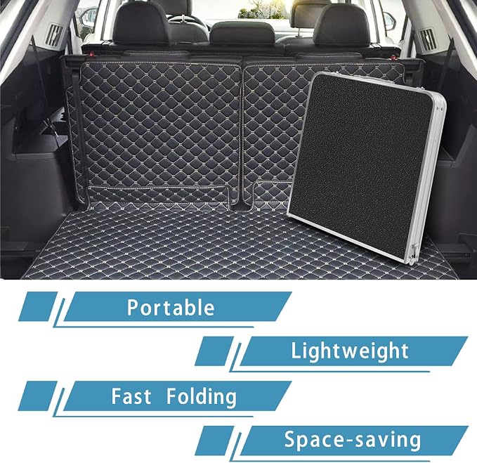 Folding Camping Table with Storage Compartment Aluminum Lightweight Camp - Image 6