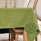 BALCONY & FALCON Rectangle Tablecloth Washable Wrinkle Resistant and Water by BALCONYFALCON