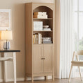 Bookshelf with Doors, Floor Standing Display Storage Cabinet by JMHDYG