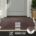 Sturdy Front Door Mat, Absorbent Muddy Dirt Resist Welcome Door Mats Outdoor - Image 6