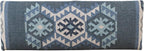 LR Home Blue/Ivory Handmade Upholstered Bench - Image 6