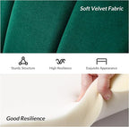 HULALA HOME Velvet Loveseat Sofa - Image 5