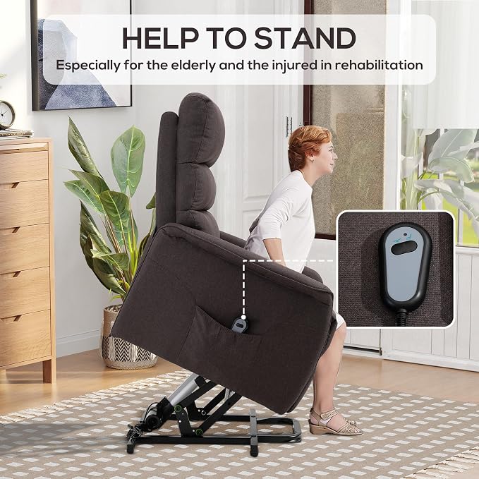 HOMCOM Power Lift Recliner Chair - Image 3