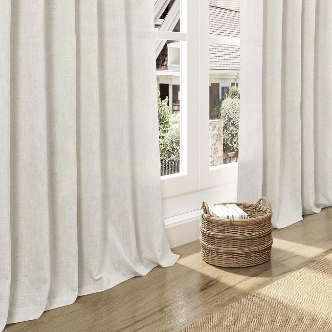 Mousse White Curtains 90 Inches Long - Image 5
