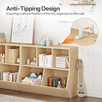 HOOBRO Kids Bookshelf, Bookcase Footboard, Toy Storage Cubby, Children's Toy - Image 5