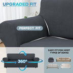 LURKA Stretch Sofa Slipcovers 1 Piece Couch Covers - Image 4