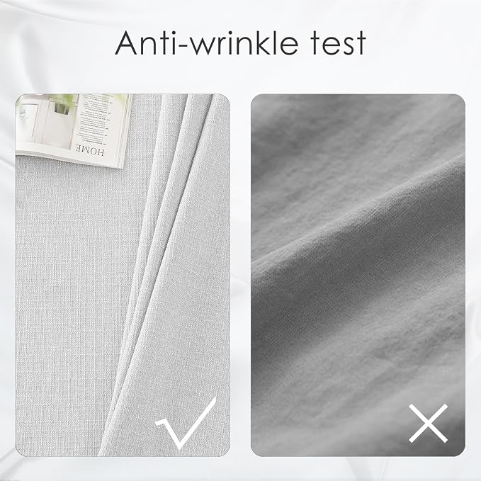 BALCONY & FALCON Rectangle Tablecloth Washable Wrinkle Resistant and Water - Image 4