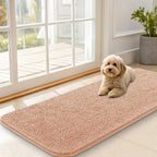 OLANLY Dog Door Mat for Muddy Paws 47x20, Super Absorbent Chenille Mud Mat | by OLANLY