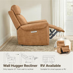 KISLOT Leather Recliner Chair Set of 2, Wall Hugger RV Recliners - Image 4