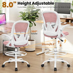 Primy Drafting Chair Tall Office Chair - Image 6