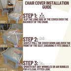 Evelots 4-Pack Clear PVC Dining Chair Covers, Spill-Resistant Protectors | - Image 6