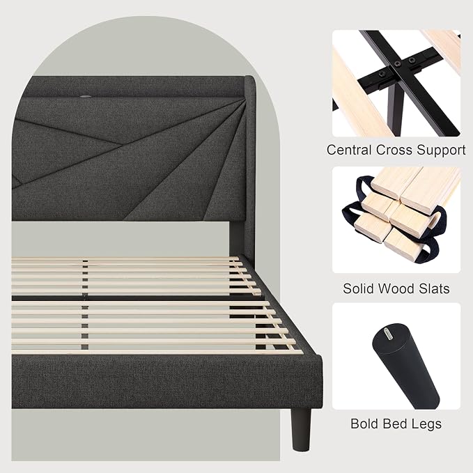 Feonase Full Size Bed Frame - Image 7
