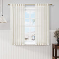 Cream Cafe Curtains 54 Inch Length by Nanspring