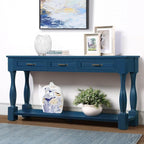 Knocbel Long Antique Entry Console Table - Image 7