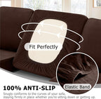 Arfntevss Sectional Couch Covers L Shape Couch Cushion Covers Slipcovers Fitted - Image 4