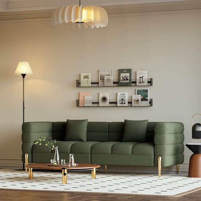 homary Boucle Sofa 79”, Modern 3 Seater Couch - Image 7
