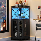 JKsmart Corner Bar Cabinet by JKsmart