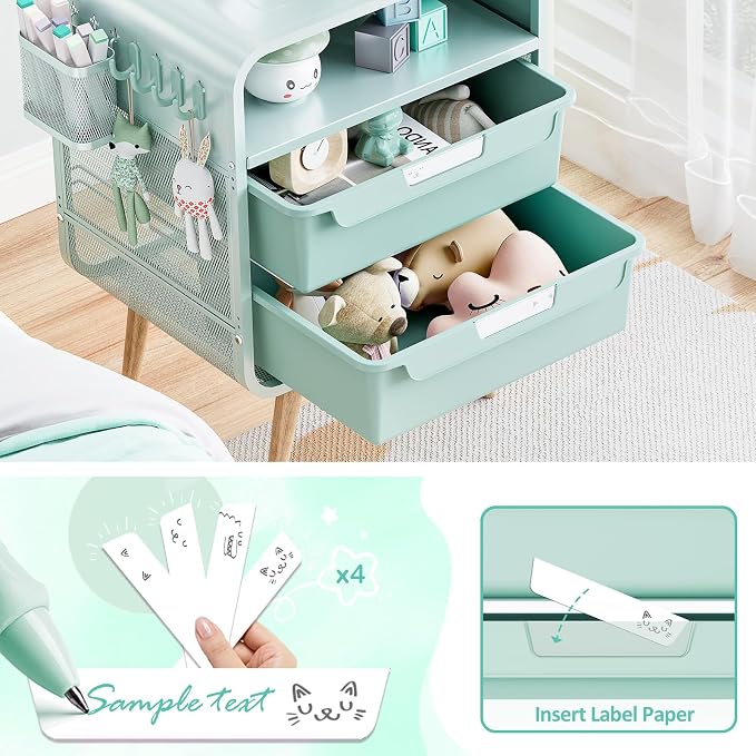 SYKIARIOL Kids Nightstand, Cute End Table - Image 4
