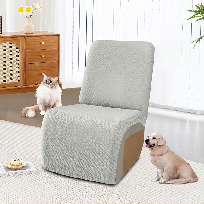 ALIECOM 100% Waterproof Recliner Sectional Couch Covers L Shape Stretch Corner - Image 2