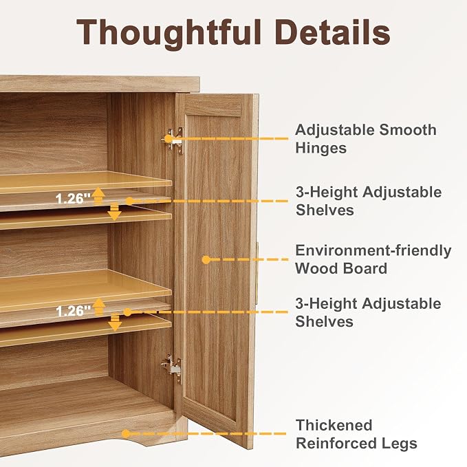 Memobarco Fluted Buffet Cabinet - Image 4